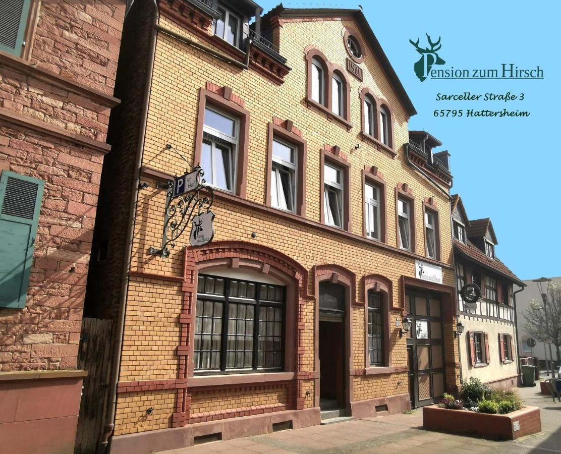 Hotel-Pension Zum Hirsch Hattersheim am Main Kültér fotó