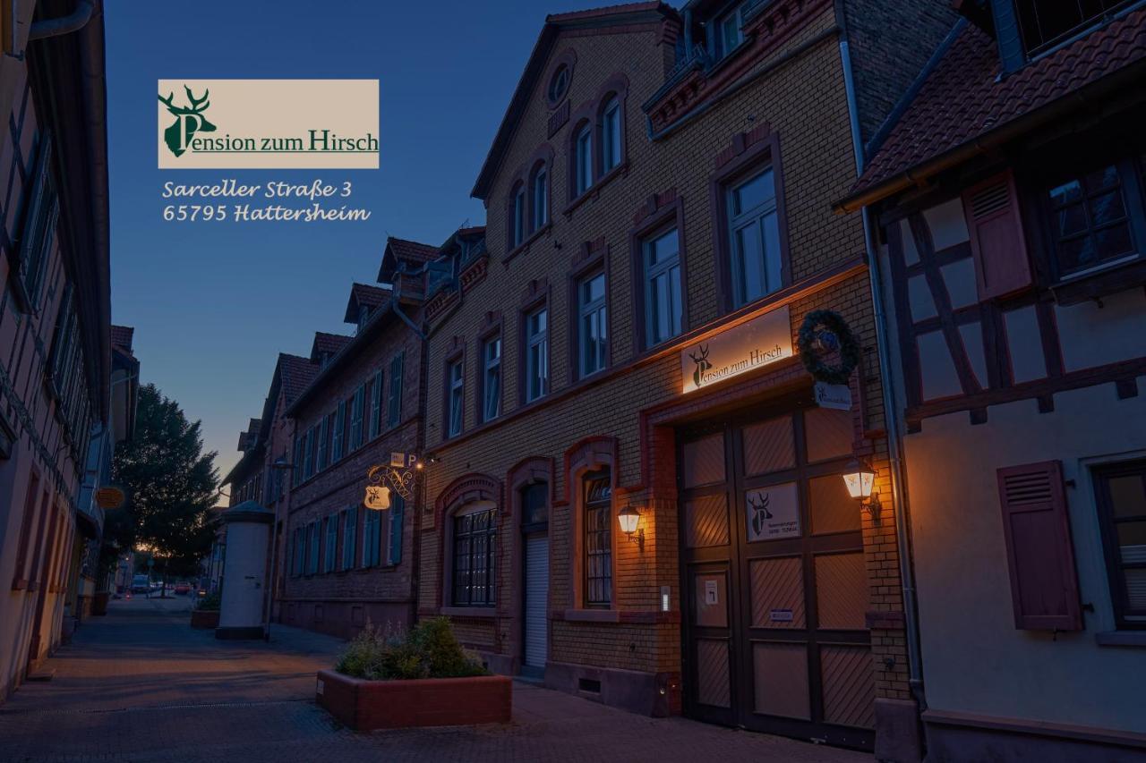 Hotel-Pension Zum Hirsch Hattersheim am Main Kültér fotó